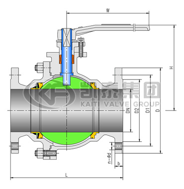 硬密封鑄鋼球閥